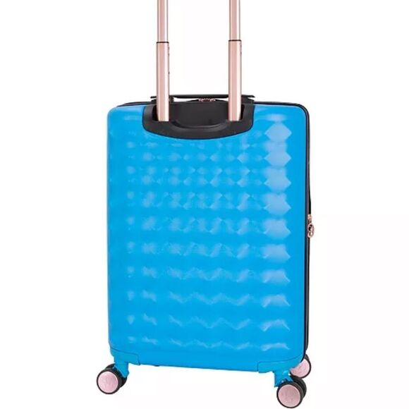 JESSICA SIMPSON HARDSIDE ROLLER LUGGAGE Vibrance suitcase Carry on 20” - Picture 2 of 11